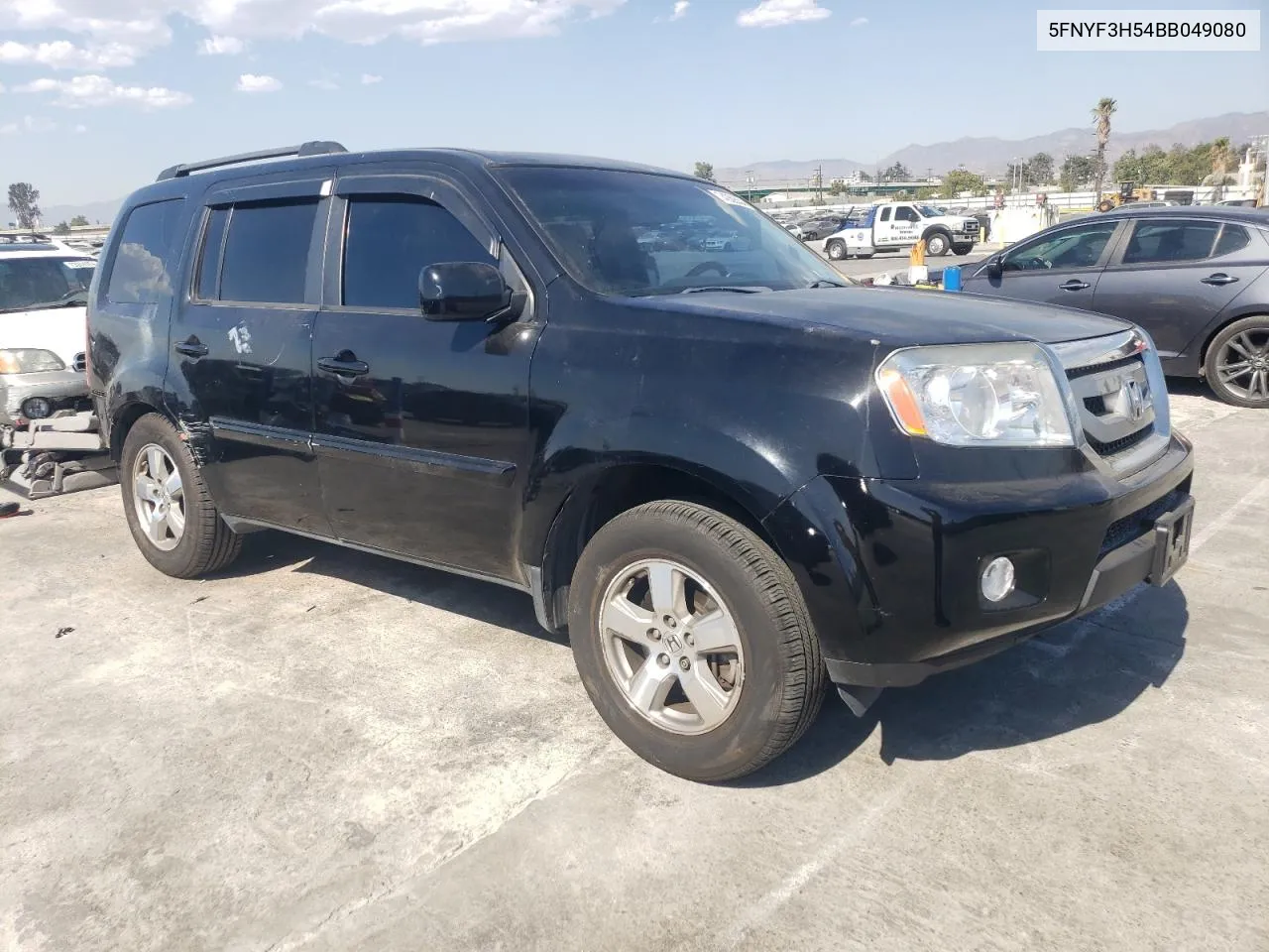 2011 Honda Pilot Exl VIN: 5FNYF3H54BB049080 Lot: 74359554