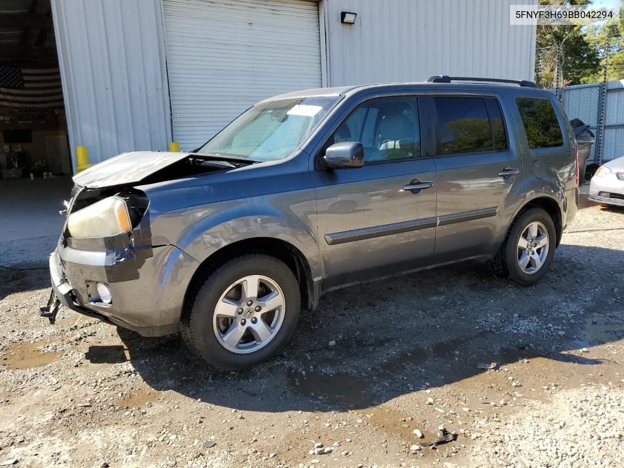 2011 Honda Pilot Exl VIN: 5FNYF3H69BB042294 Lot: 74498454