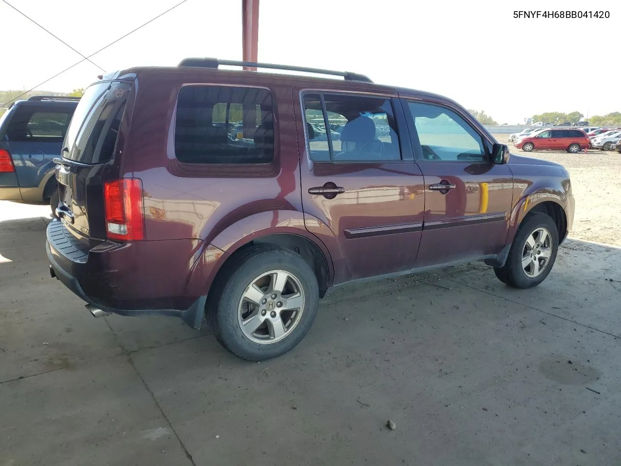 2011 Honda Pilot Exl VIN: 5FNYF4H68BB041420 Lot: 74575754