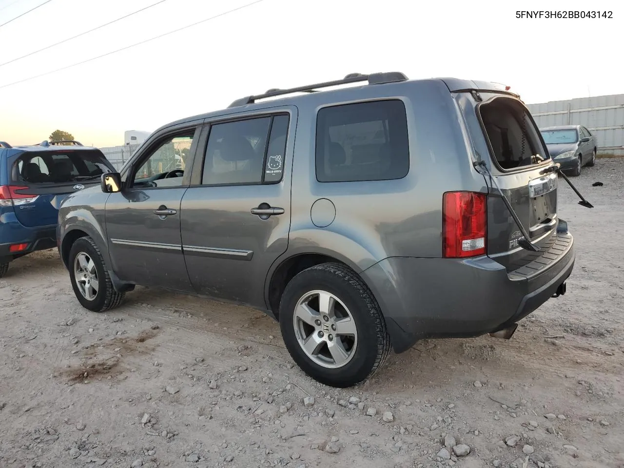 2011 Honda Pilot Exl VIN: 5FNYF3H62BB043142 Lot: 74595594