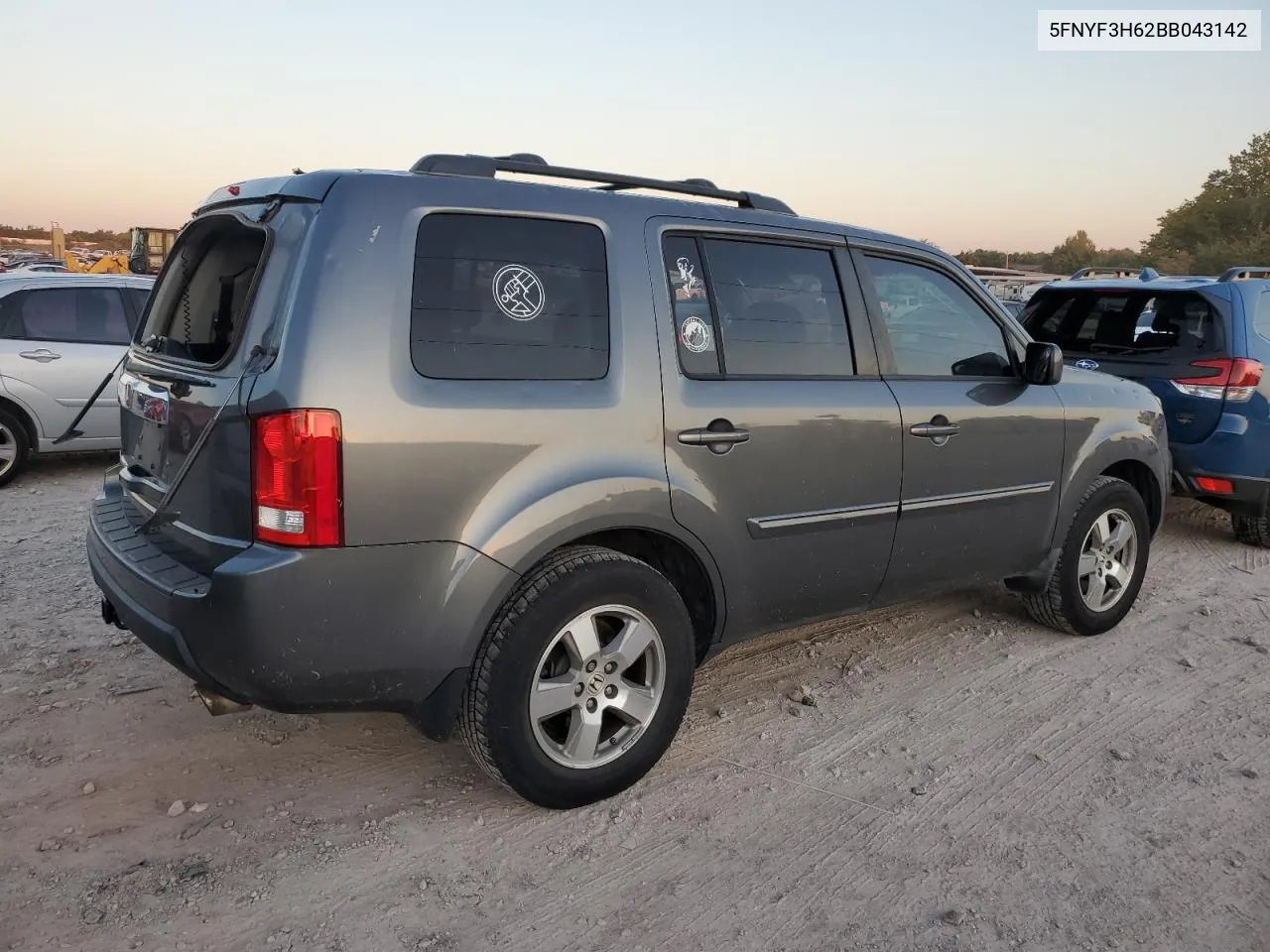 2011 Honda Pilot Exl VIN: 5FNYF3H62BB043142 Lot: 74595594