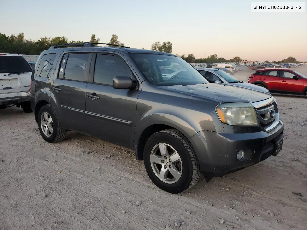 2011 Honda Pilot Exl VIN: 5FNYF3H62BB043142 Lot: 74595594