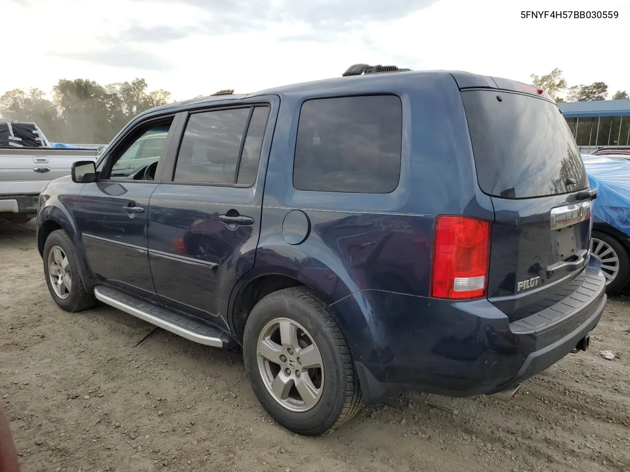 2011 Honda Pilot Exl VIN: 5FNYF4H57BB030559 Lot: 74612384