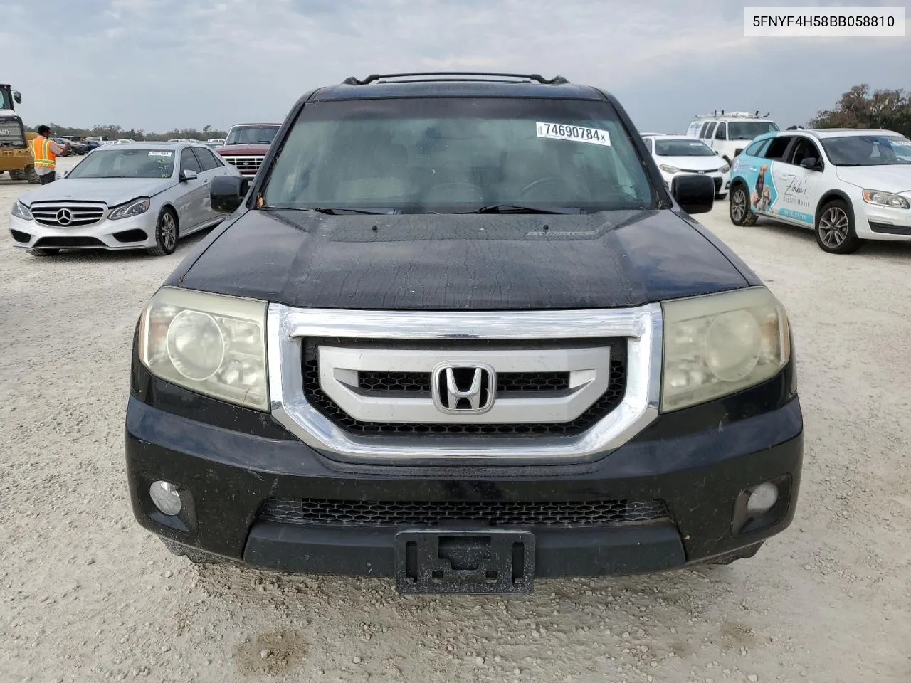 2011 Honda Pilot Exl VIN: 5FNYF4H58BB058810 Lot: 74690784