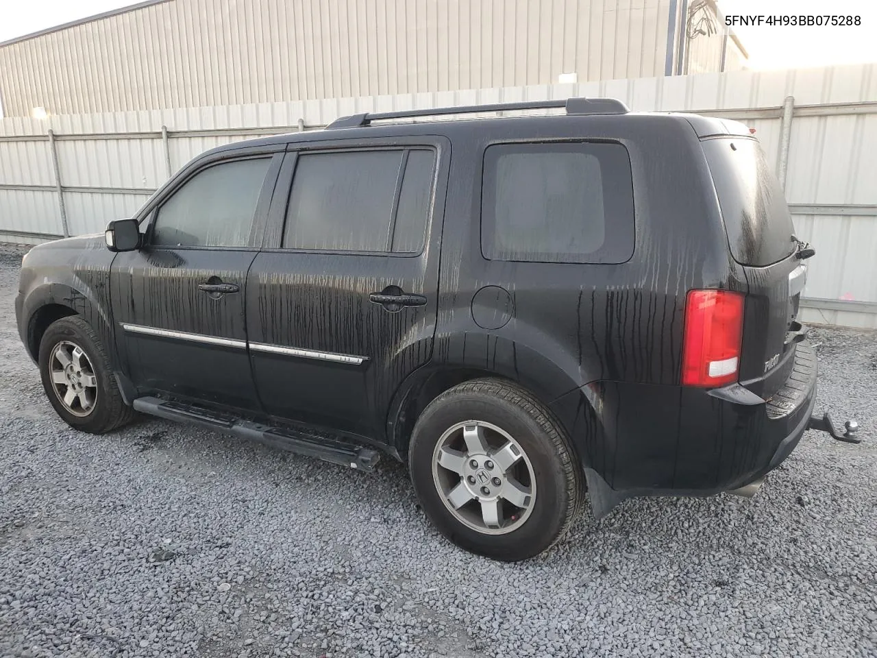 2011 Honda Pilot Touring VIN: 5FNYF4H93BB075288 Lot: 74692424