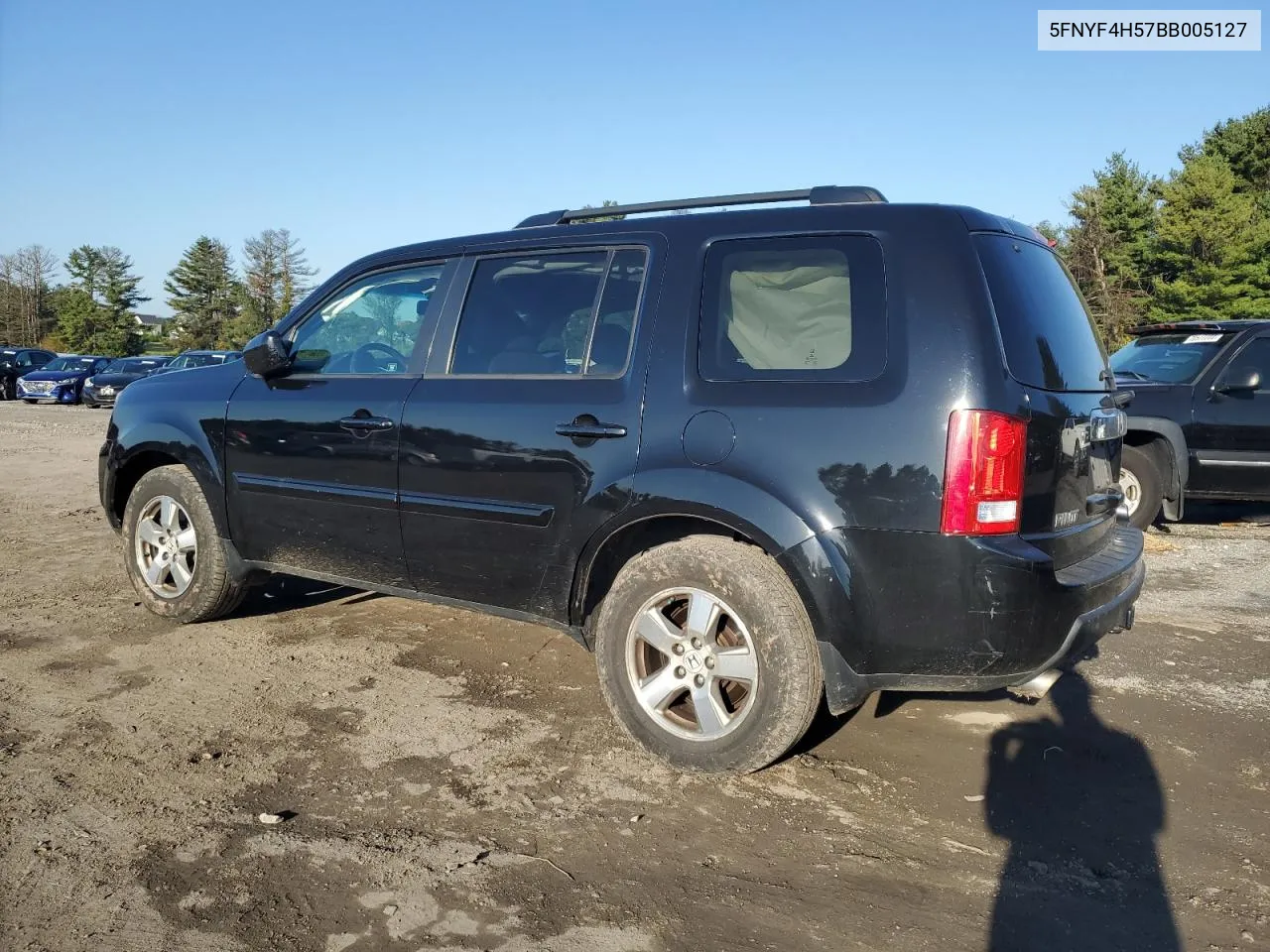 2011 Honda Pilot Exl VIN: 5FNYF4H57BB005127 Lot: 74747324