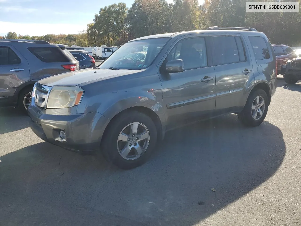 2011 Honda Pilot Exl VIN: 5FNYF4H65BB009301 Lot: 74823654