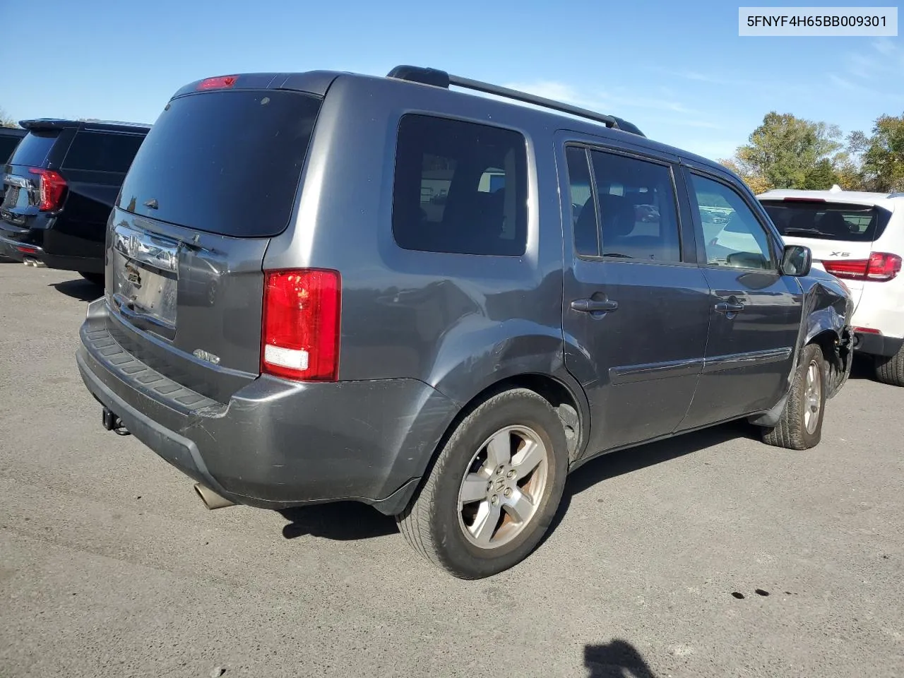 2011 Honda Pilot Exl VIN: 5FNYF4H65BB009301 Lot: 74823654