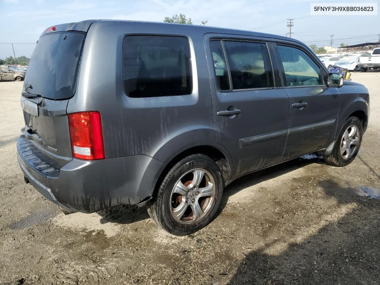 2011 Honda Pilot Touring VIN: 5FNYF3H9XBB036823 Lot: 74848164