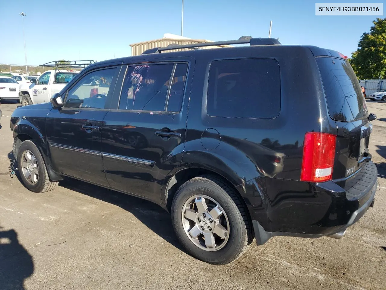 2011 Honda Pilot Touring VIN: 5FNYF4H93BB021456 Lot: 74984324