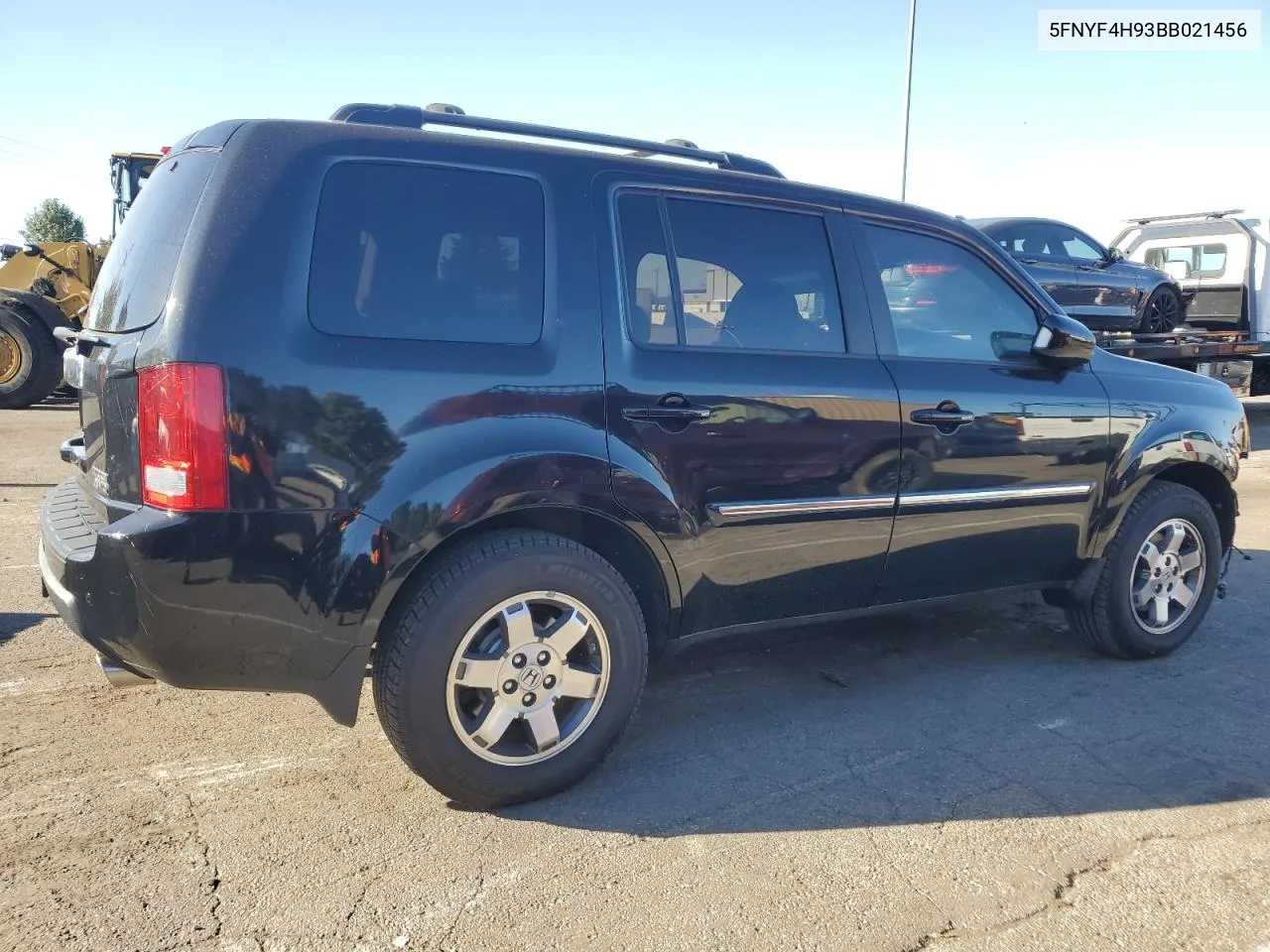 2011 Honda Pilot Touring VIN: 5FNYF4H93BB021456 Lot: 74984324