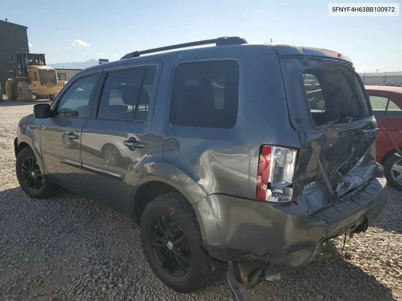 2011 Honda Pilot Exl VIN: 5FNYF4H63BB100972 Lot: 75083624