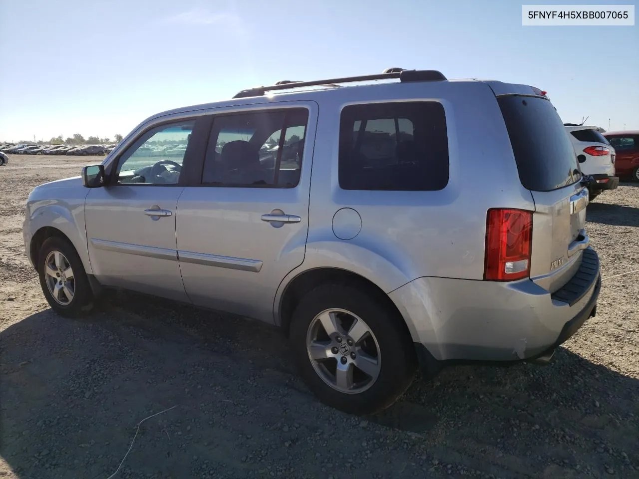 2011 Honda Pilot Exl VIN: 5FNYF4H5XBB007065 Lot: 75330184