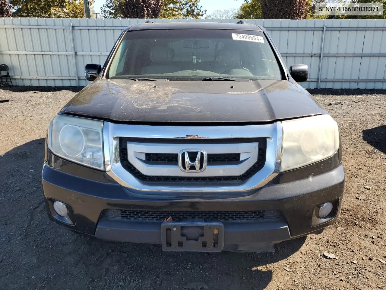 2011 Honda Pilot Exl VIN: 5FNYF4H66BB038371 Lot: 75408684