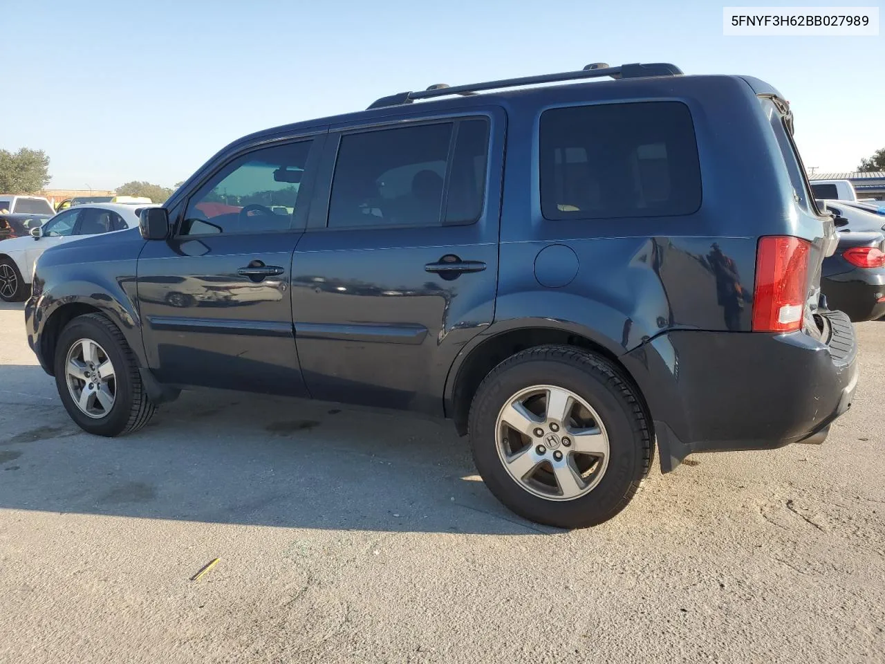 2011 Honda Pilot Exl VIN: 5FNYF3H62BB027989 Lot: 75484604