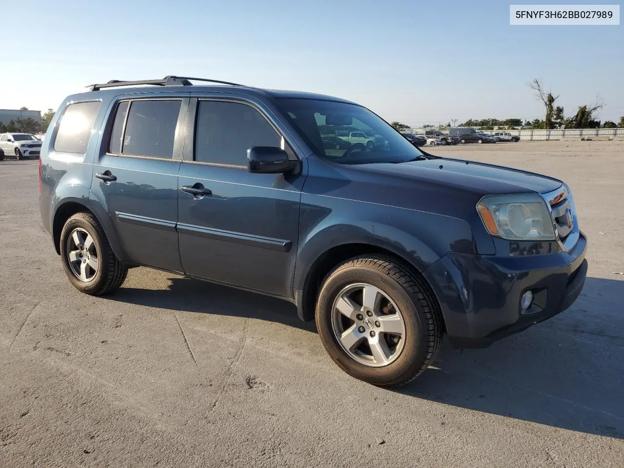 2011 Honda Pilot Exl VIN: 5FNYF3H62BB027989 Lot: 75484604