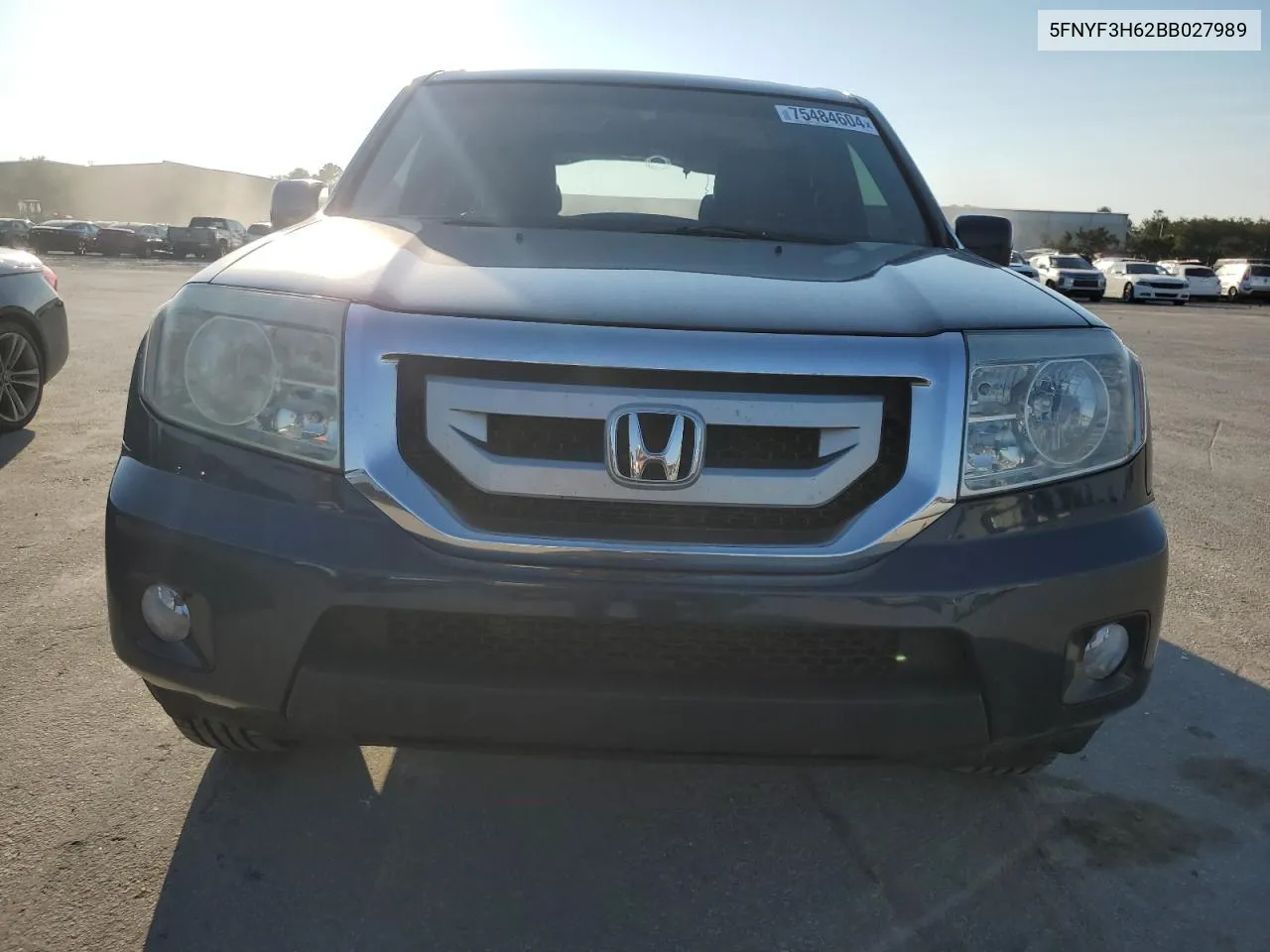 2011 Honda Pilot Exl VIN: 5FNYF3H62BB027989 Lot: 75484604