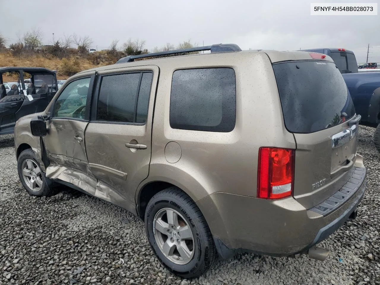 2011 Honda Pilot Exl VIN: 5FNYF4H54BB028073 Lot: 76033084