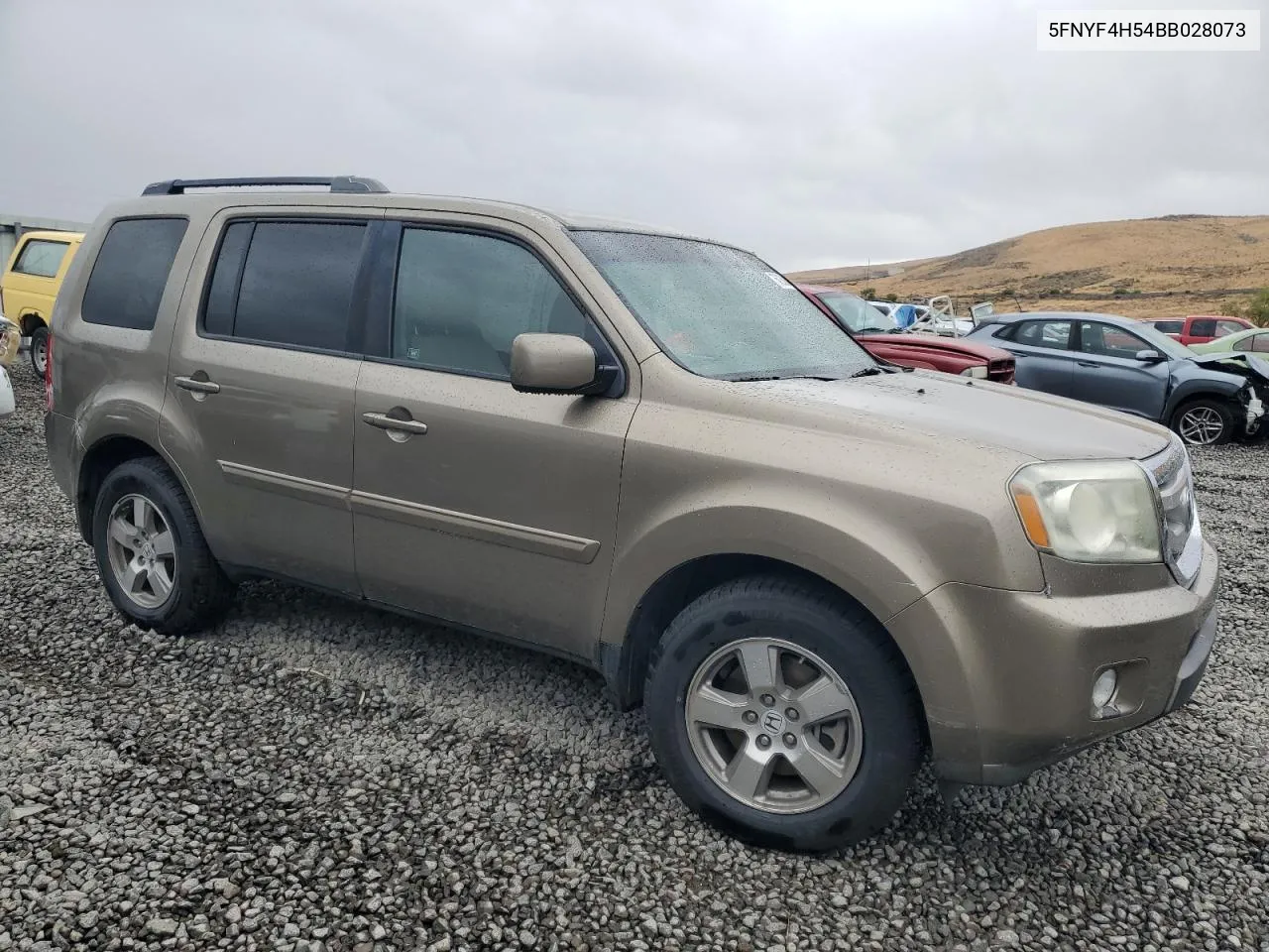 2011 Honda Pilot Exl VIN: 5FNYF4H54BB028073 Lot: 76033084