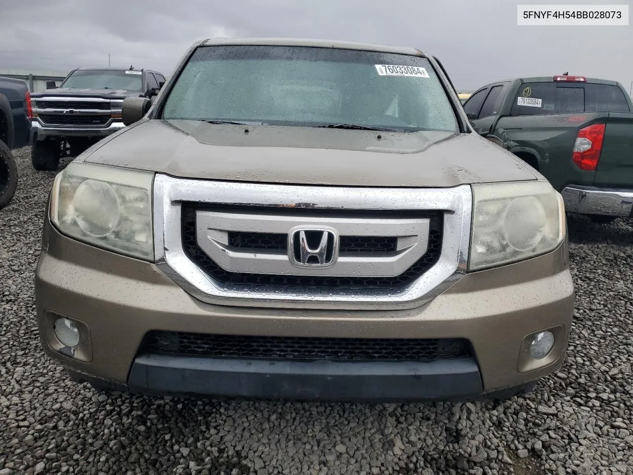 2011 Honda Pilot Exl VIN: 5FNYF4H54BB028073 Lot: 76033084