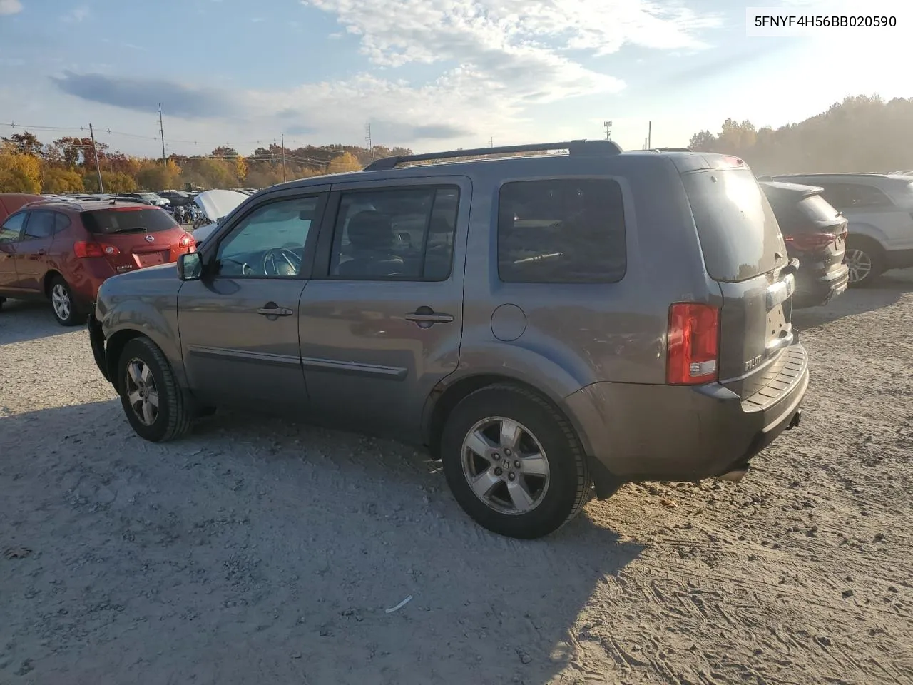 2011 Honda Pilot Exl VIN: 5FNYF4H56BB020590 Lot: 76252624