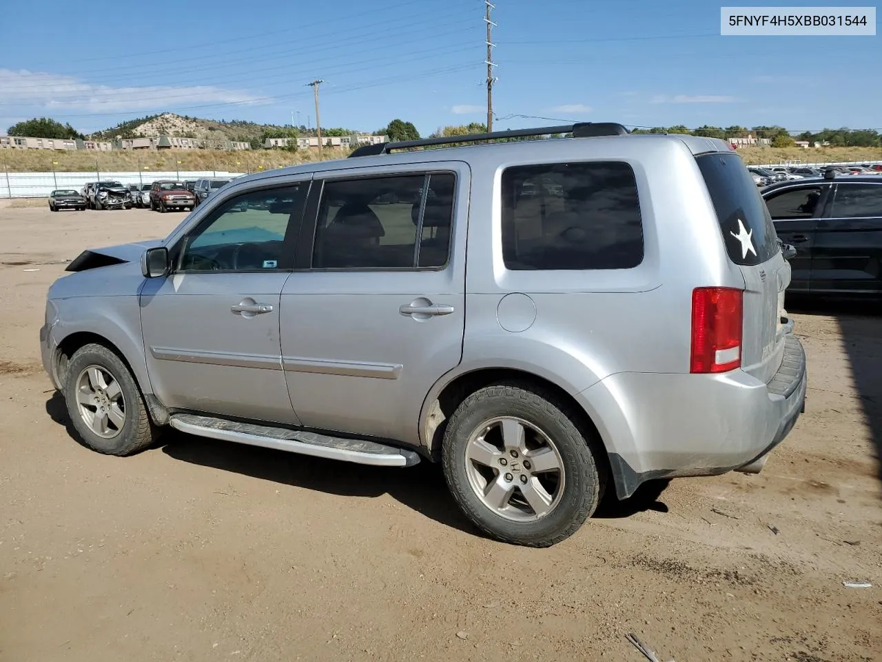 2011 Honda Pilot Exl VIN: 5FNYF4H5XBB031544 Lot: 76279884