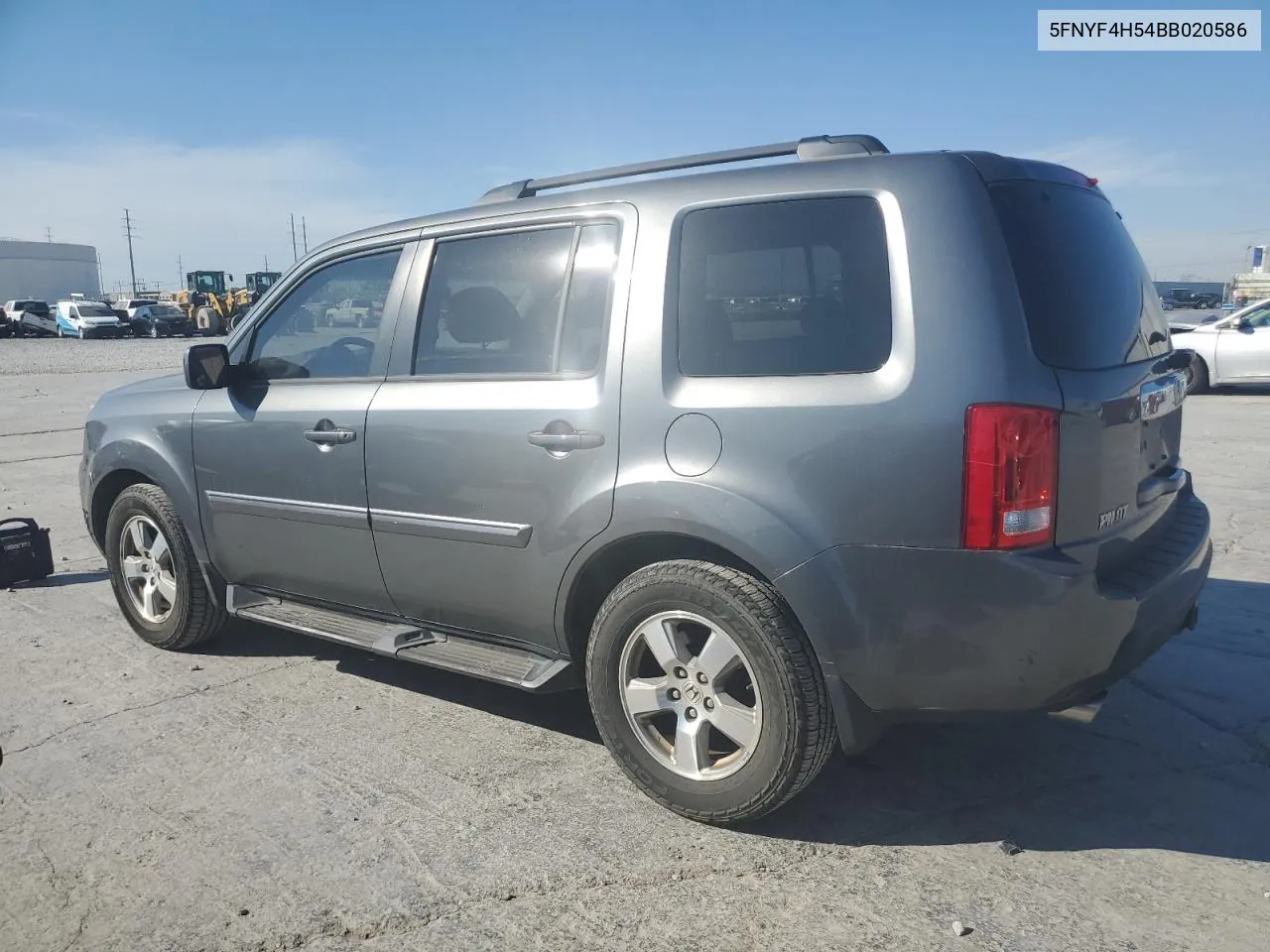 2011 Honda Pilot Exl VIN: 5FNYF4H54BB020586 Lot: 76777884