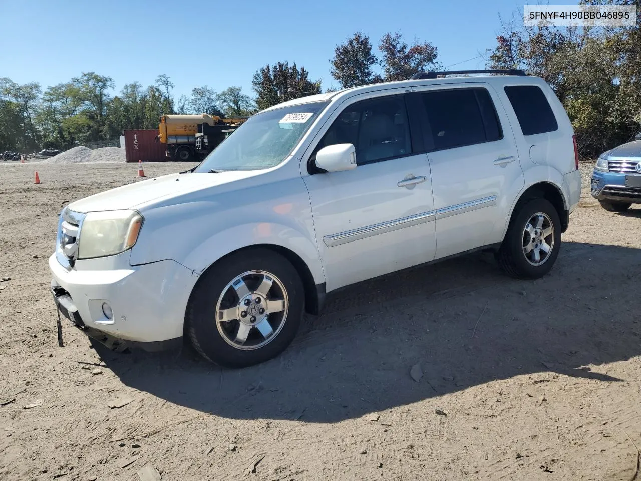 2011 Honda Pilot Touring VIN: 5FNYF4H90BB046895 Lot: 76799254