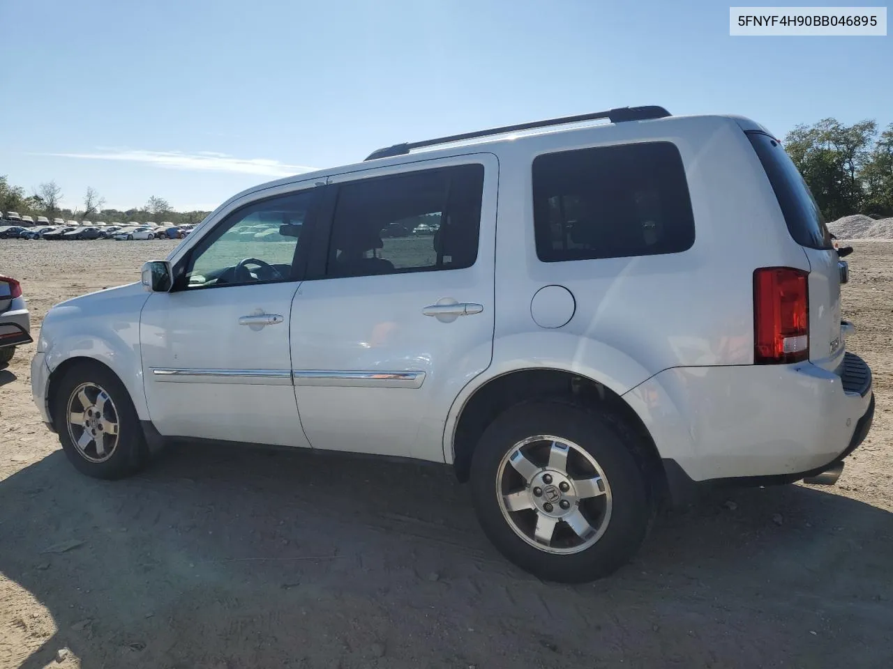 2011 Honda Pilot Touring VIN: 5FNYF4H90BB046895 Lot: 76799254