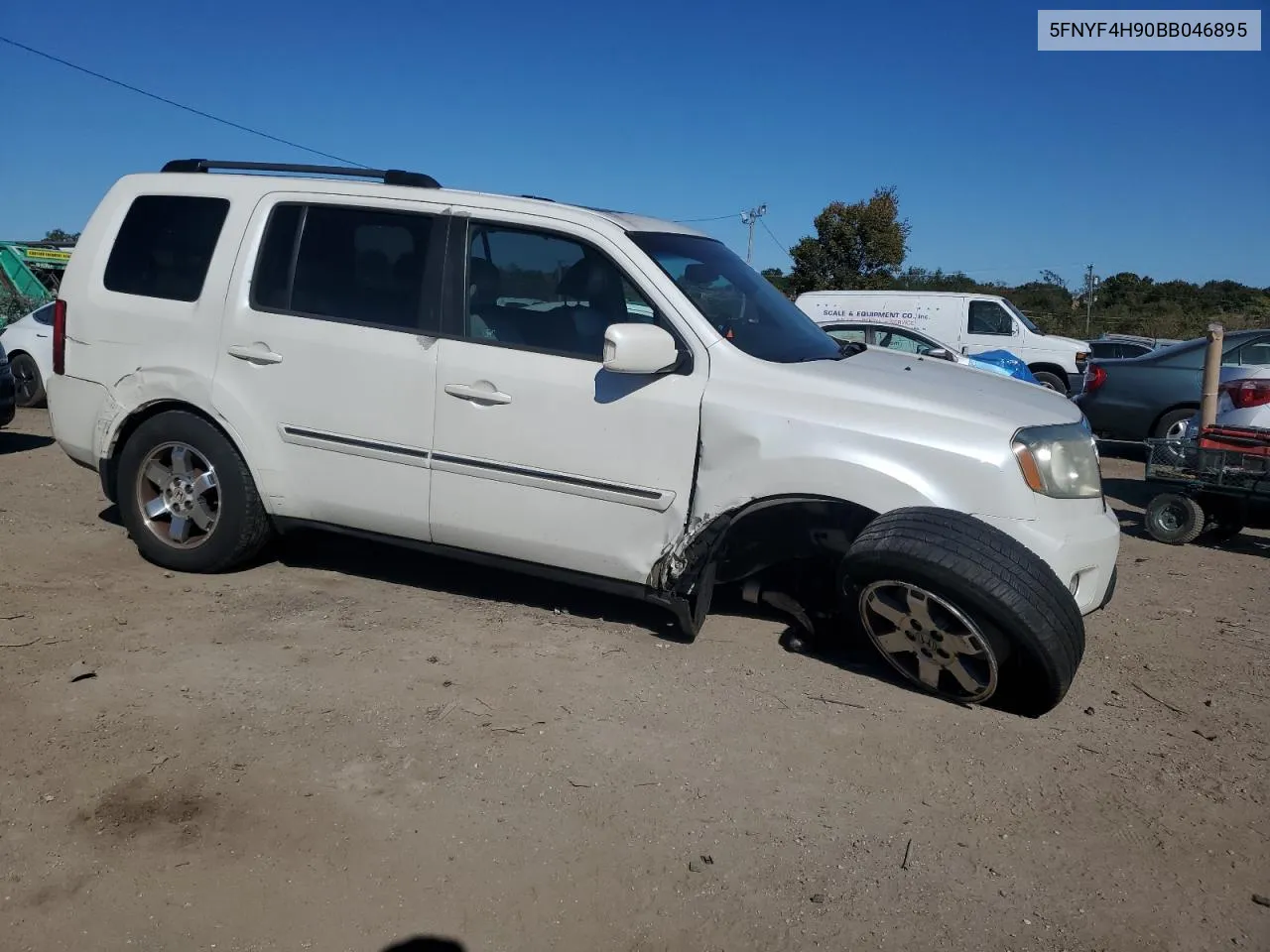 2011 Honda Pilot Touring VIN: 5FNYF4H90BB046895 Lot: 76799254