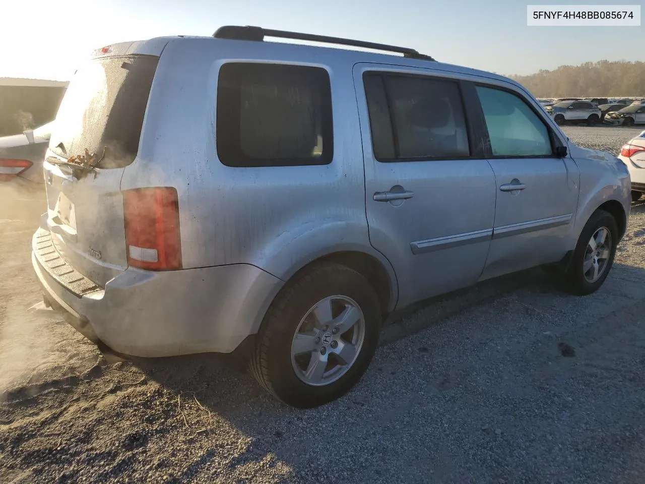 2011 Honda Pilot Ex VIN: 5FNYF4H48BB085674 Lot: 76838594