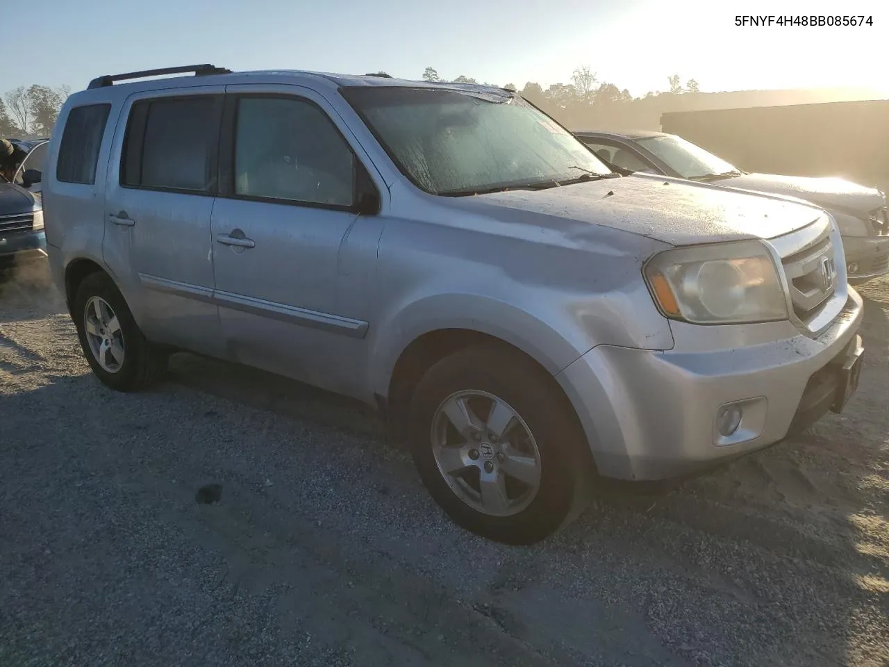 2011 Honda Pilot Ex VIN: 5FNYF4H48BB085674 Lot: 76838594