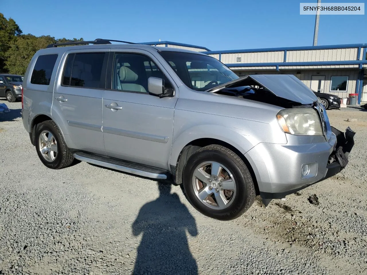 5FNYF3H68BB045204 2011 Honda Pilot Exl