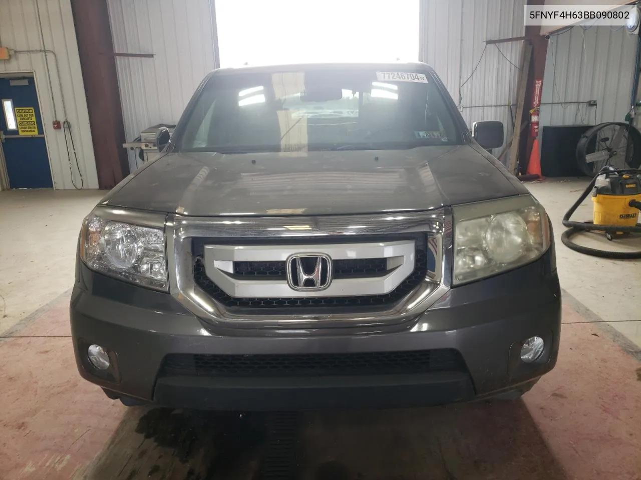 2011 Honda Pilot Exl VIN: 5FNYF4H63BB090802 Lot: 77246704