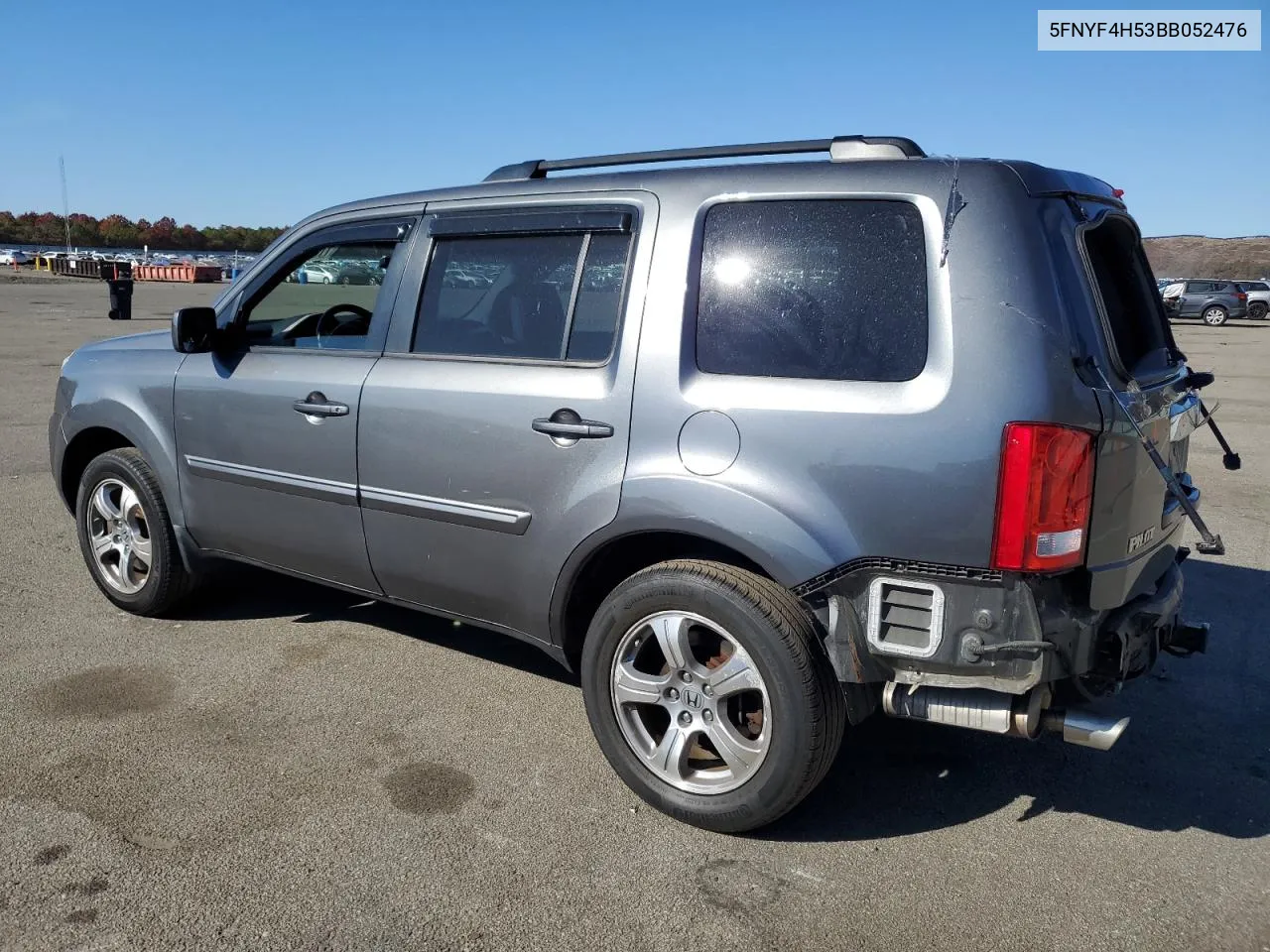 2011 Honda Pilot Exl VIN: 5FNYF4H53BB052476 Lot: 77893894