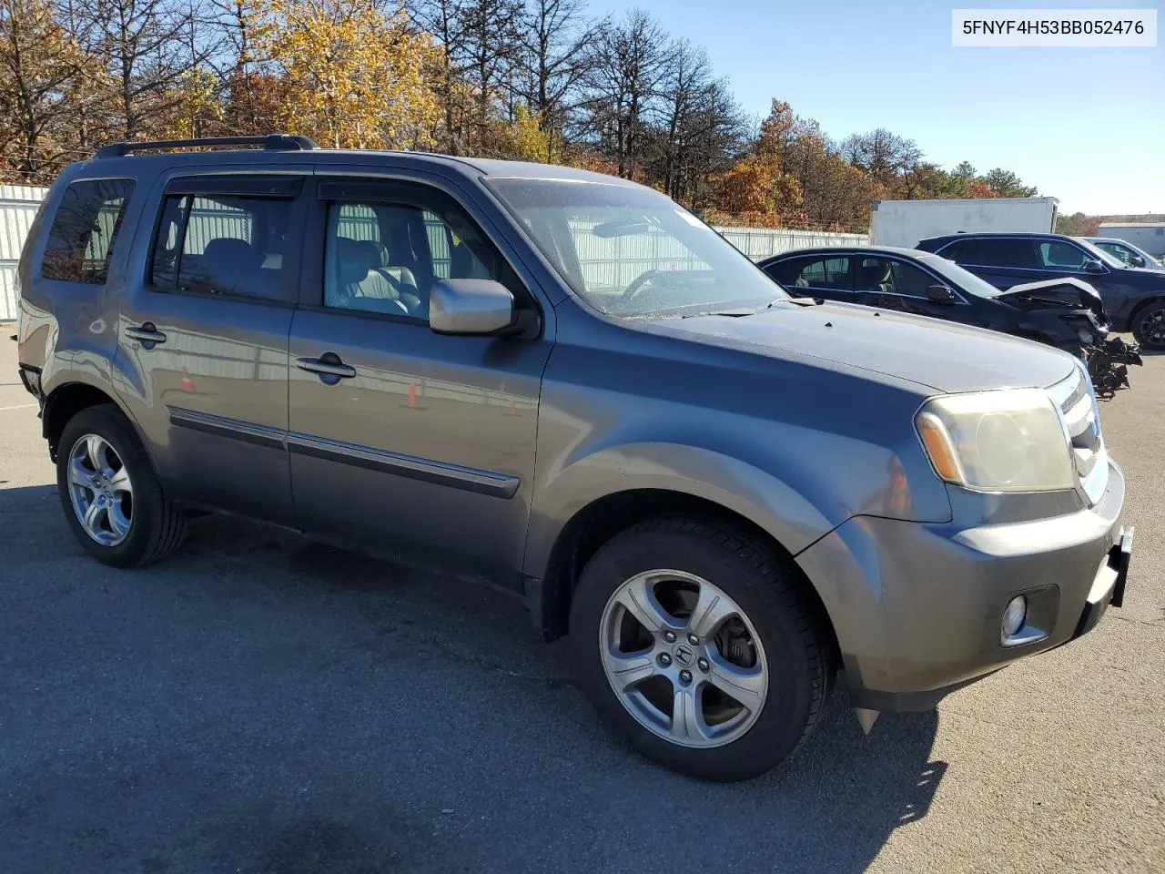 2011 Honda Pilot Exl VIN: 5FNYF4H53BB052476 Lot: 77893894