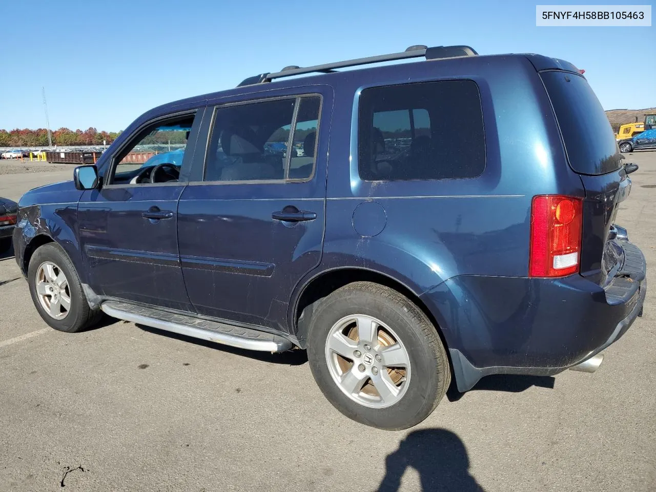 2011 Honda Pilot Exl VIN: 5FNYF4H58BB105463 Lot: 77991904