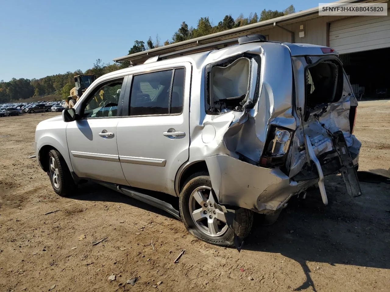 2011 Honda Pilot Ex VIN: 5FNYF3H4XBB045820 Lot: 78650824