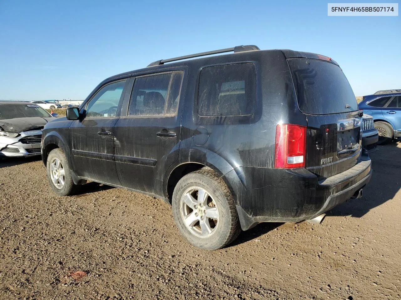 2011 Honda Pilot Exl VIN: 5FNYF4H65BB507174 Lot: 78832044