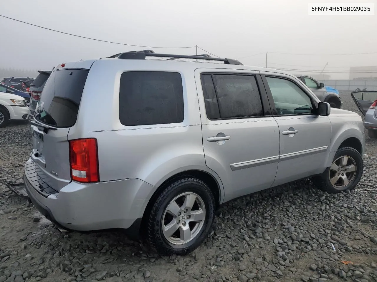 2011 Honda Pilot Exl VIN: 5FNYF4H51BB029035 Lot: 78933494