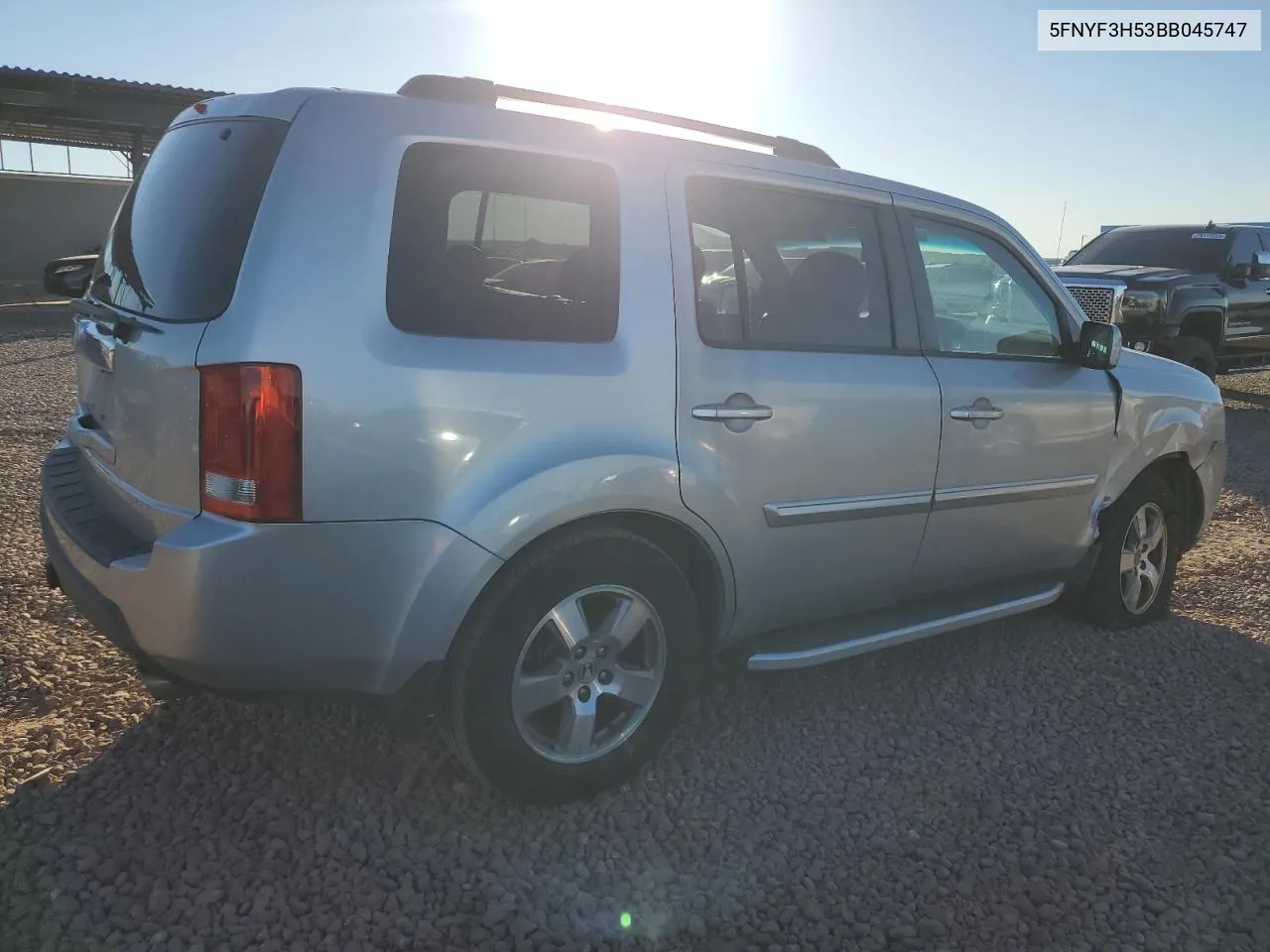 2011 Honda Pilot Exl VIN: 5FNYF3H53BB045747 Lot: 79532354