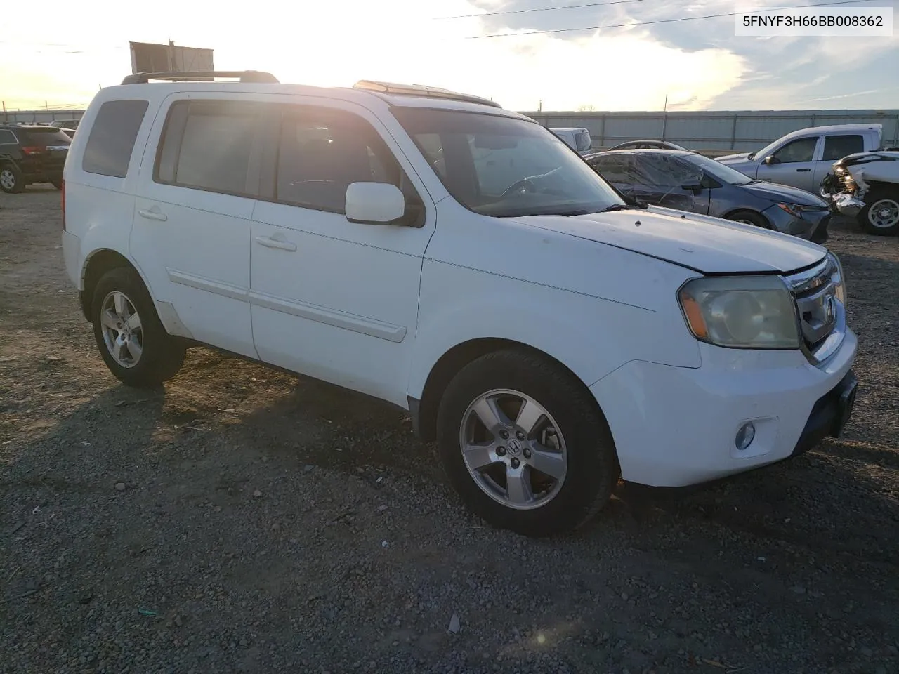 2011 Honda Pilot Exl VIN: 5FNYF3H66BB008362 Lot: 79540053