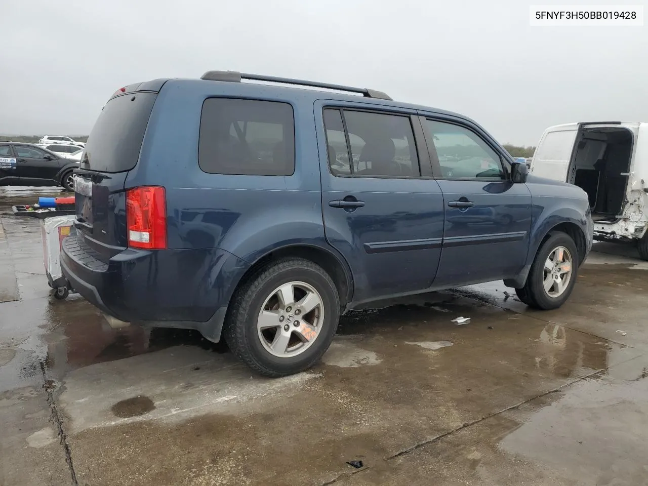 2011 Honda Pilot Exl VIN: 5FNYF3H50BB019428 Lot: 79682084