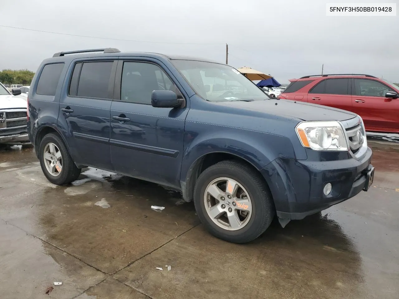 2011 Honda Pilot Exl VIN: 5FNYF3H50BB019428 Lot: 79682084