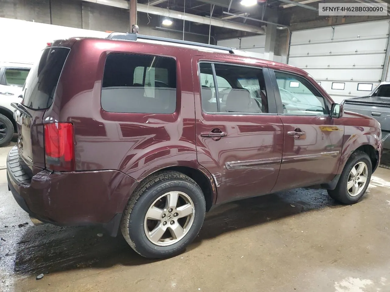 2011 Honda Pilot Exl VIN: 5FNYF4H62BB030090 Lot: 80011624