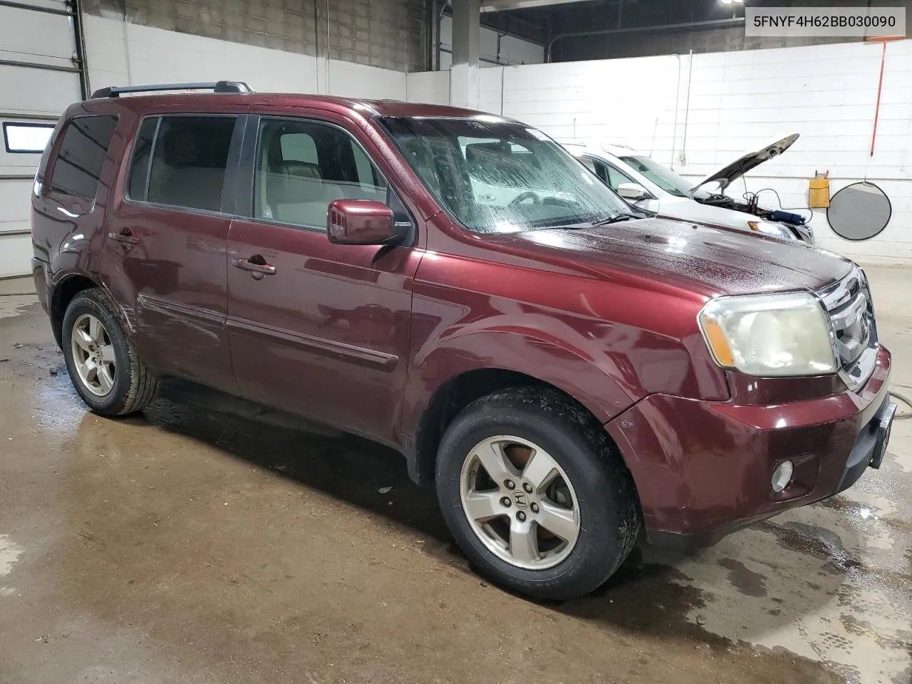 2011 Honda Pilot Exl VIN: 5FNYF4H62BB030090 Lot: 80011624