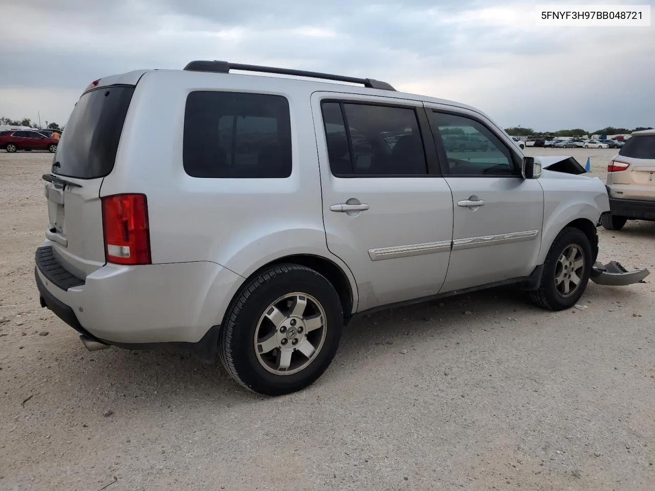 2011 Honda Pilot Touring VIN: 5FNYF3H97BB048721 Lot: 80252954