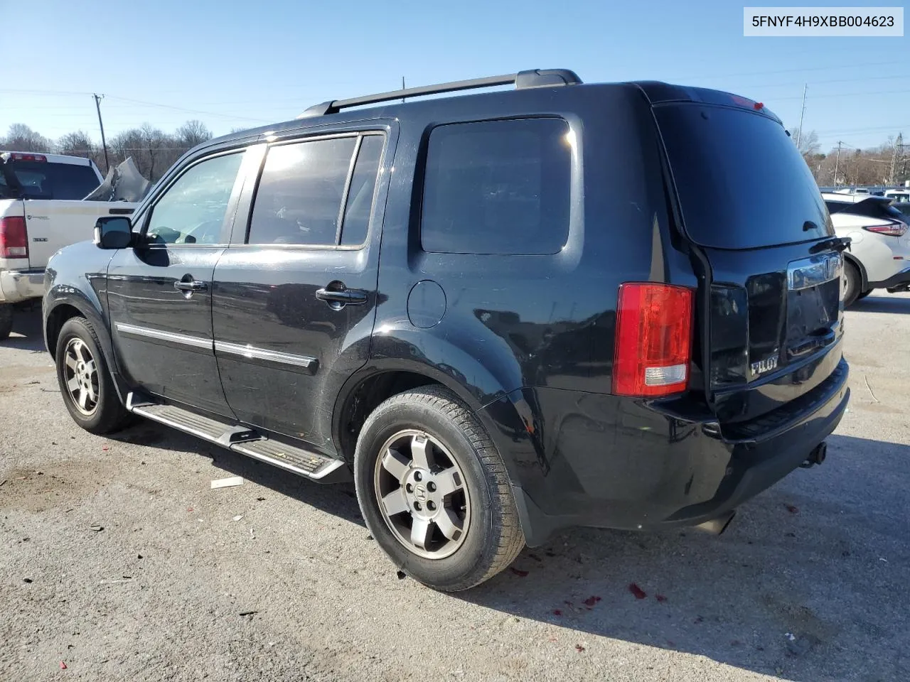 2011 Honda Pilot Touring VIN: 5FNYF4H9XBB004623 Lot: 80986803