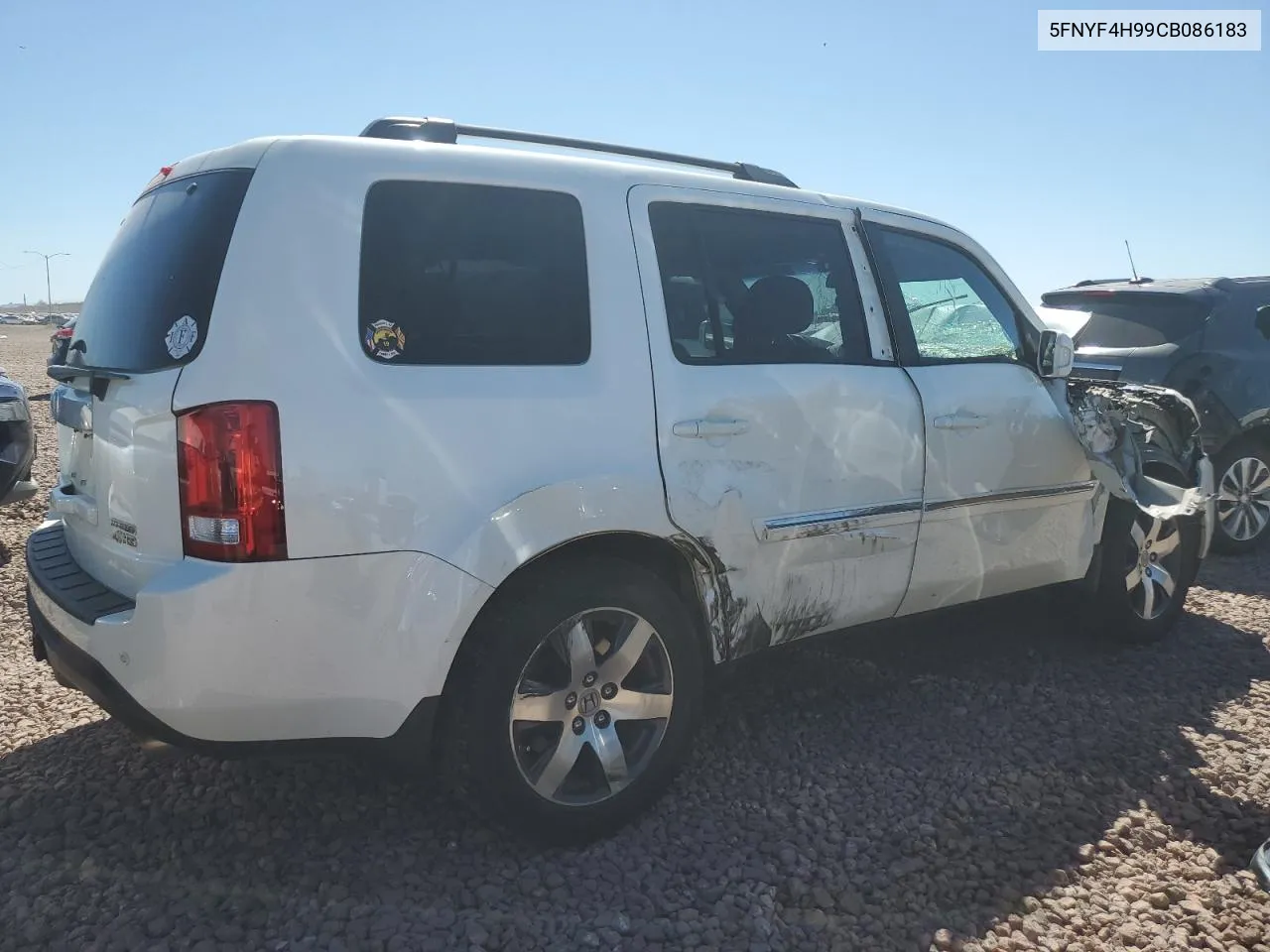 2012 Honda Pilot Touring VIN: 5FNYF4H99CB086183 Lot: 51651304