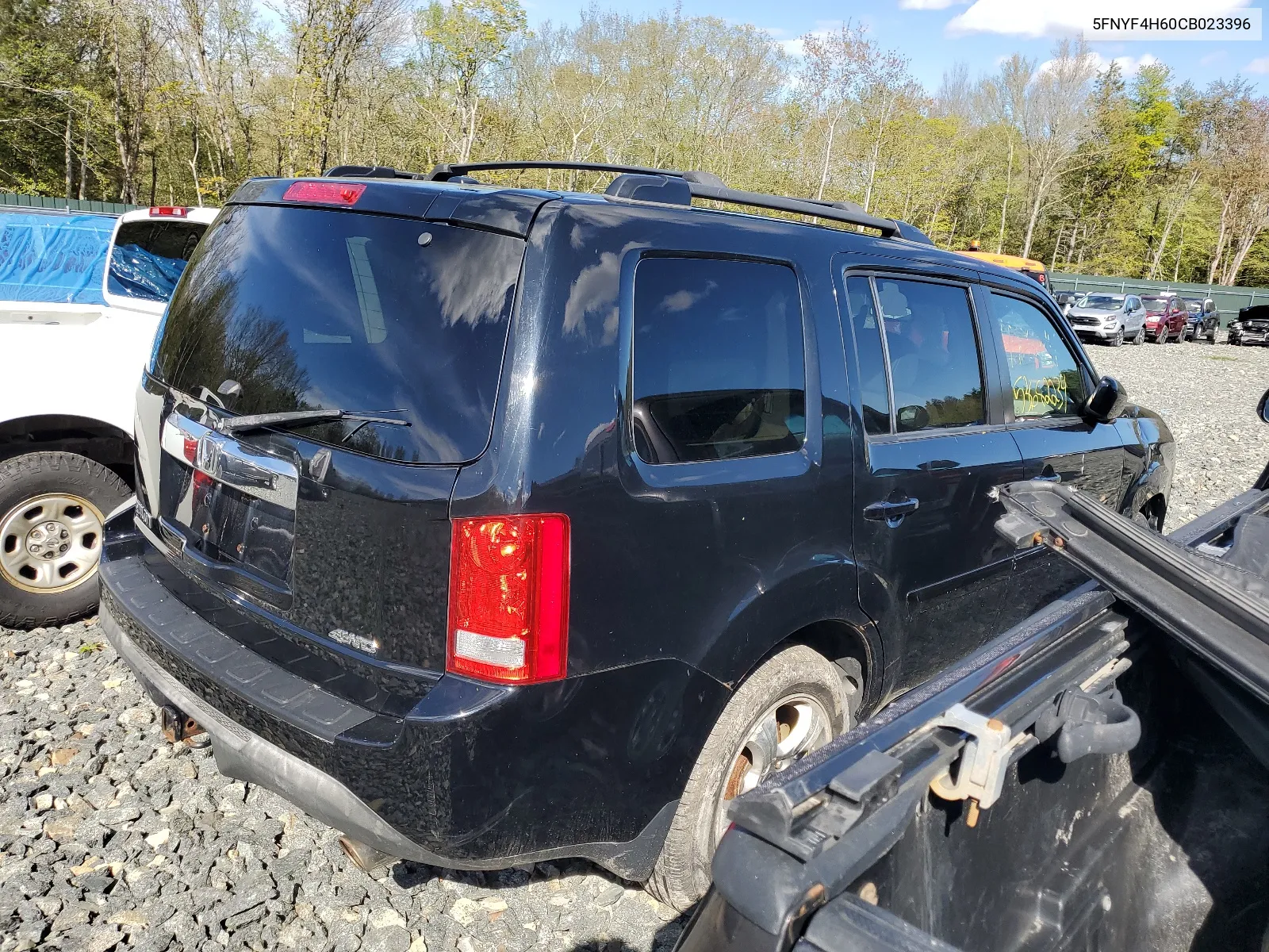 2012 Honda Pilot Exl VIN: 5FNYF4H60CB023396 Lot: 53682234